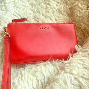 Red Wristlet Purse